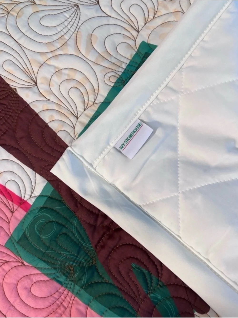 Limited edition AKA Ivy Box Quilt custom created by artist SHERRY SHINE